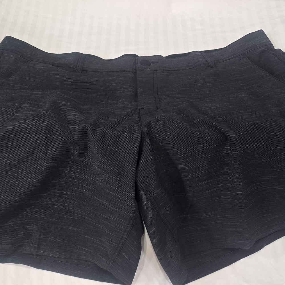 George Men's Charcoal/Gray Flat Front Shorts